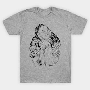 Sketch post girl T-Shirt